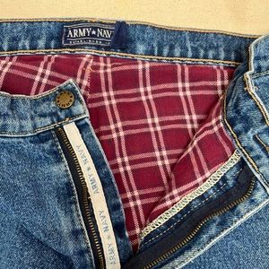Flannel lined ArmyNavy Mens jeans. 34 W. Inseam 24, outseam 34.5” Heavy, warm.